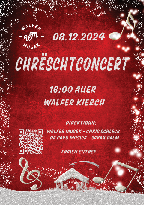 Flyer Concert de Noël 2024