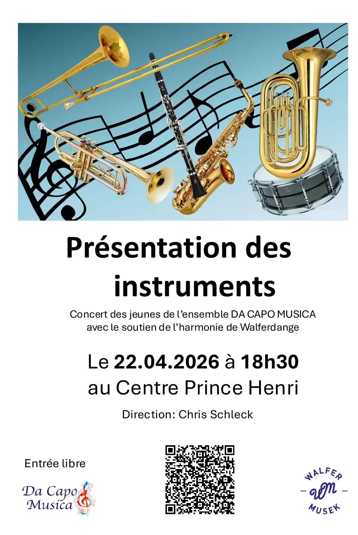 Flyer Présentation Instruments 2026