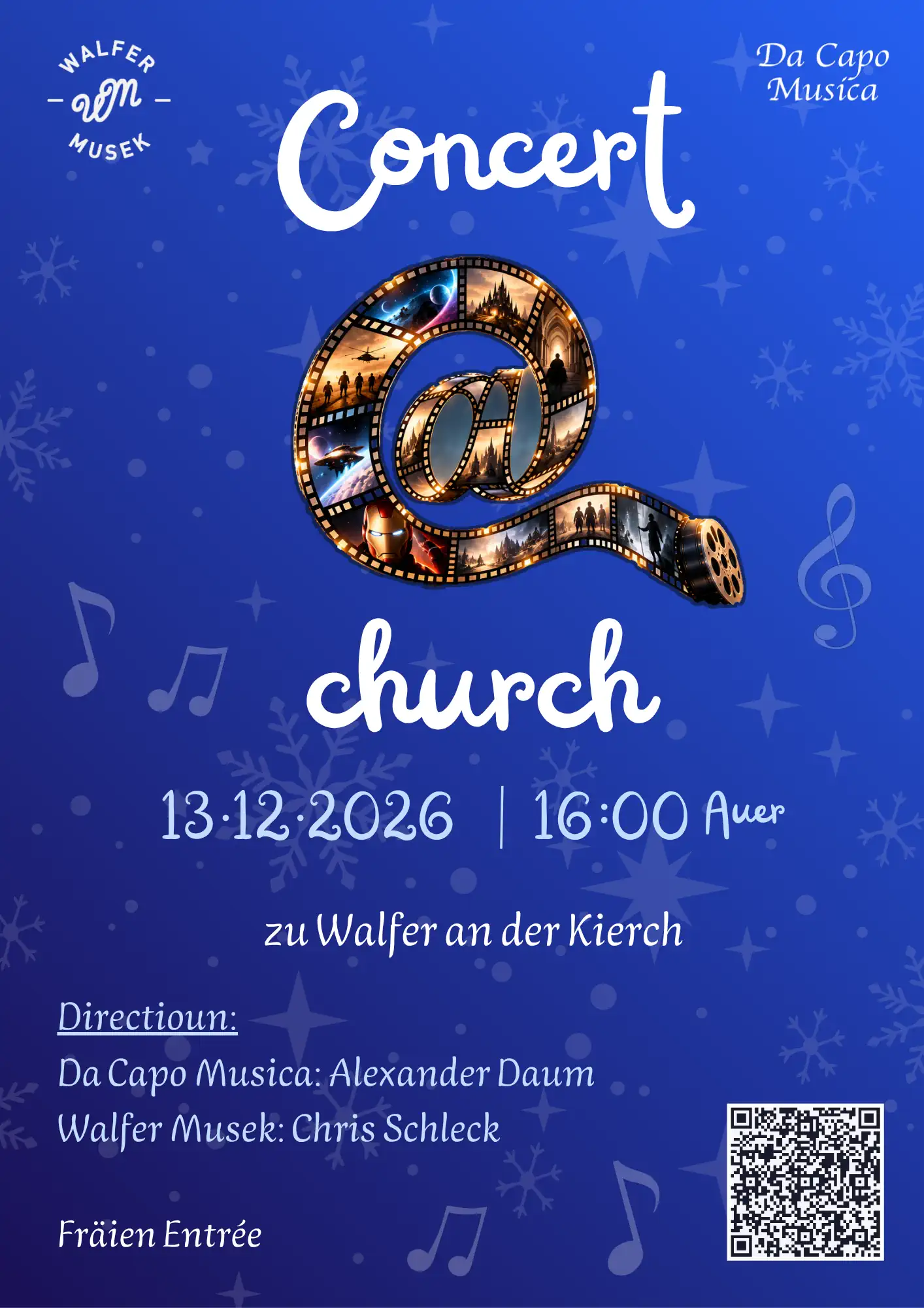 Flyer Concert de Noël 2026